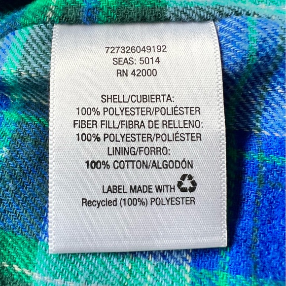 NWOT. Basic Edition, flannel lined, quilted vest. SZ 2X. - Picture 7 of 7